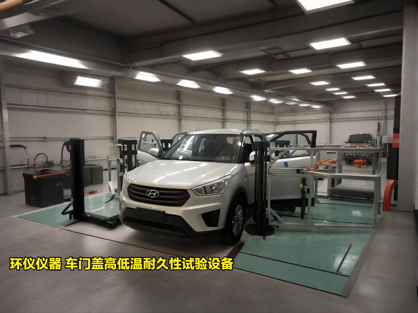 车门盖高低温耐久性试验设备的技术方案(图1)
